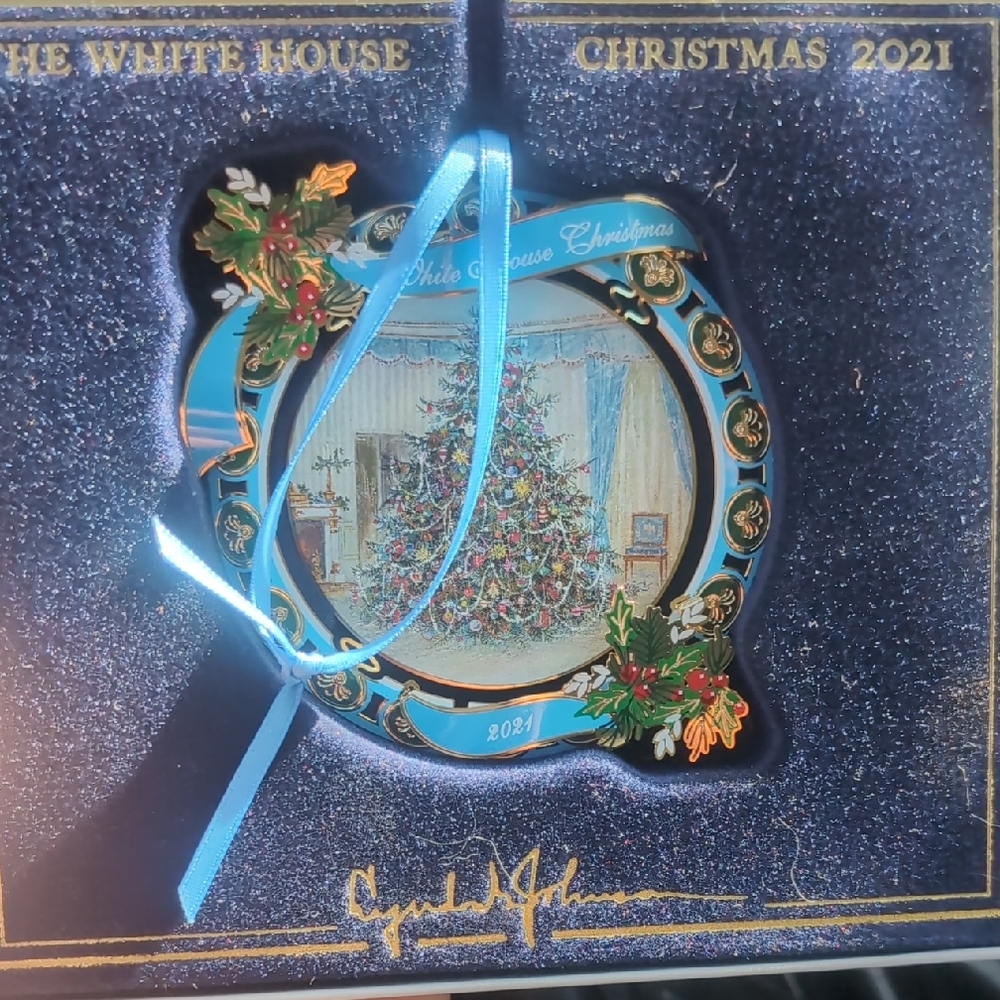 The White House 2021 Lynden Johnson Ornament